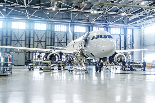 aircraft-hanger Aircraft hangar heating and cooling ventilation ductwork